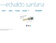 Tablet Screenshot of edvaldosantana.com.br
